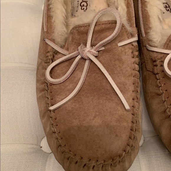 UGG Chestnut Suede Moccasin Slippers main image 6